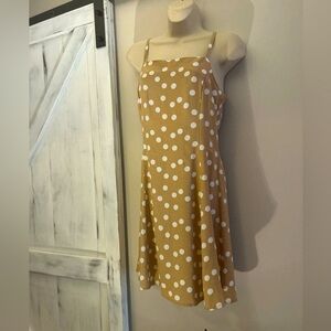 MNG Casual swing sun dress polka dot